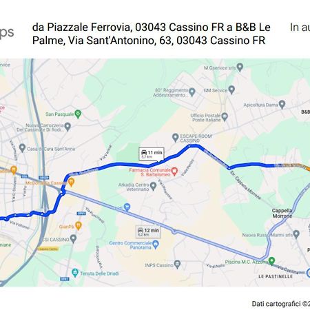 B&B Le Palme Cassino Esterno foto